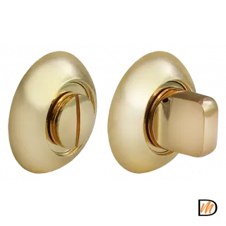 Завертка сантехническая MH-WC SG/GP на круглой розетке цвет мат.золото/золото