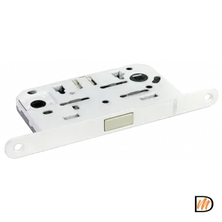 Защелка межкомнатная M1895 W магнитная, сантехническая, цвет - белый