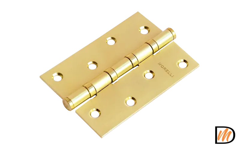 Петля универсальная карточная MS 100X70X2.5-4BB SG стальная, врезная, цвет матовое золото