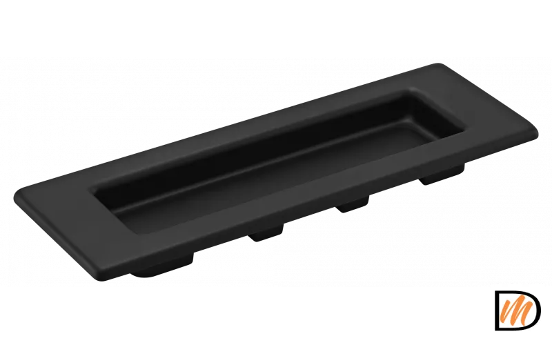 Ручка для раздвижных дверей MHS153 BL, цвет черный, сталь