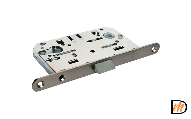 1885P BN, защелка бесшумная под цилиндр, цвет - черный никель