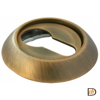 Накладка на замок MH-KH COF круглая под евроцилиндр, цвет кофе