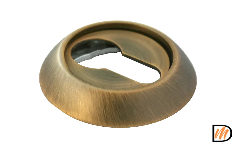 Накладка на замок MH-KH COF круглая под евроцилиндр, цвет кофе