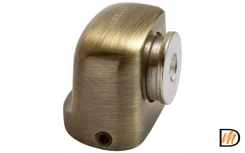 Ограничитель дверной MDS-2 AB магнитный, цвет античная бронза