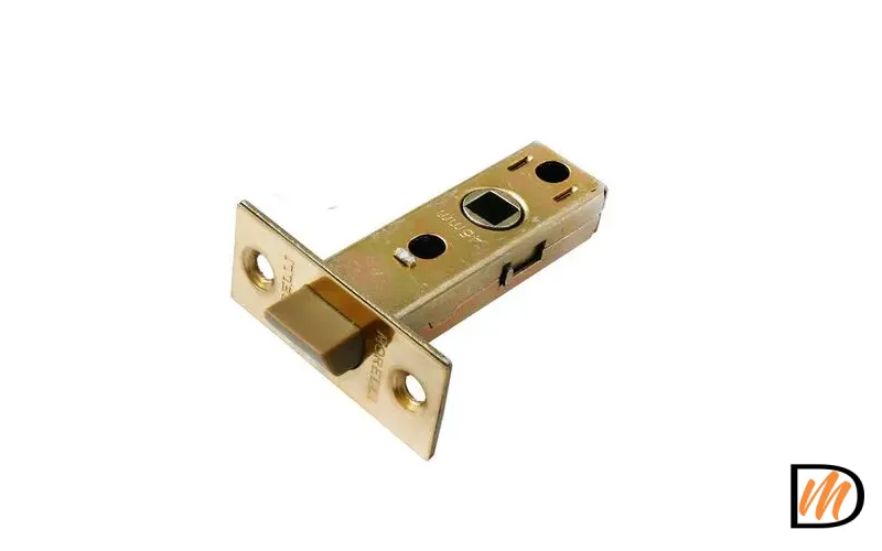 LP6-45 PG, защелка межкомнатная, с пластиковым язычком, цвет - золото