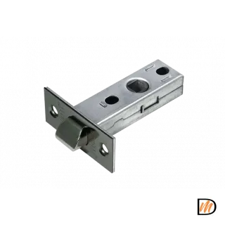 Зещелка межкомнатная L6-45 BN металлический язычек, цвет черный никель