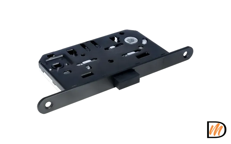 Замок межкомнатный M1895 BL магнитный, сантехнический, цвет черный