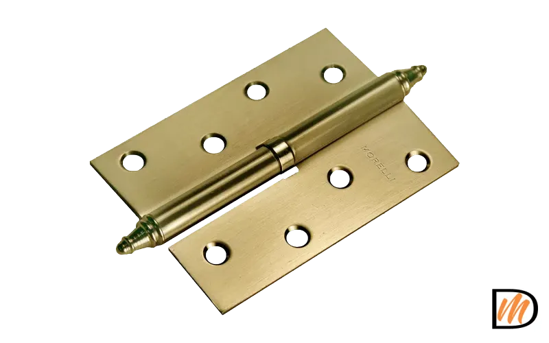 Петля разъемная стальная MS 100X70X2.5 R AB правая, врезная, цвет бронза, сталь