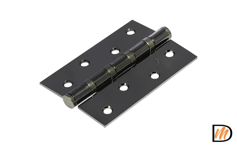 Петля карточная универсальная стальная MS 100X70X2.5-4BB BN, врезная, цвет черный никель, сталь