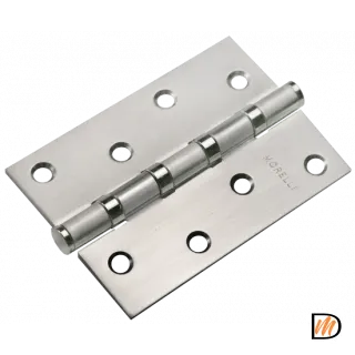 Петля карточная универсальная MSN 100X70X2.5-4BB SC с подшипником стальная, врезная, цвет матовый хром, сталь