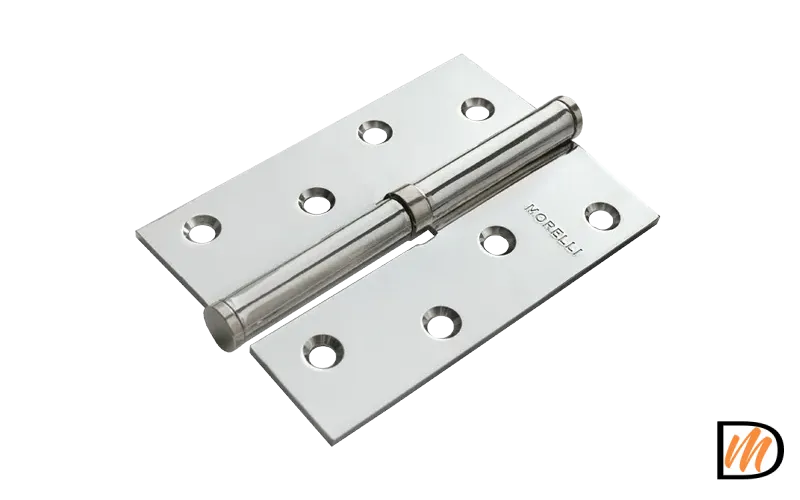 Петля разъемная MSND 100X70X2.5 SN R с подшипником правая, врезная, цвет белый никель, сталь