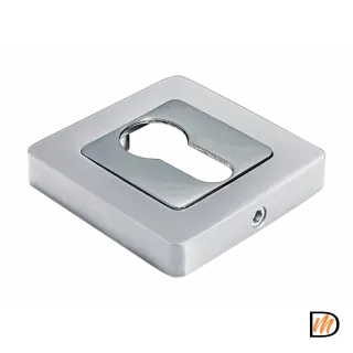 Накладка на ключевой цилиндр MH-KH-S55 SC/CP, цвет матовый хром/хром