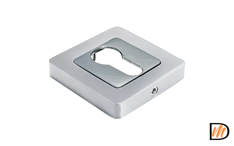 Накладка на ключевой цилиндр MH-KH-S55 SC/CP, цвет матовый хром/хром