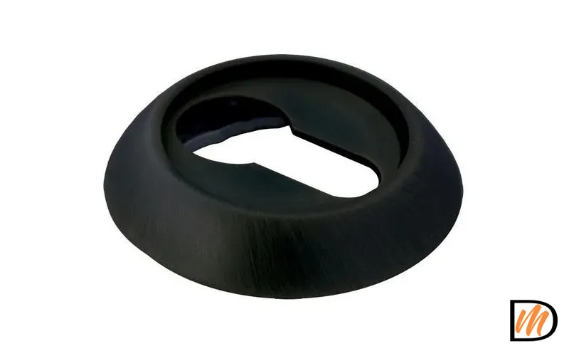 Накладка на замок MH-KH BL под евроцилиндр, цвет черный