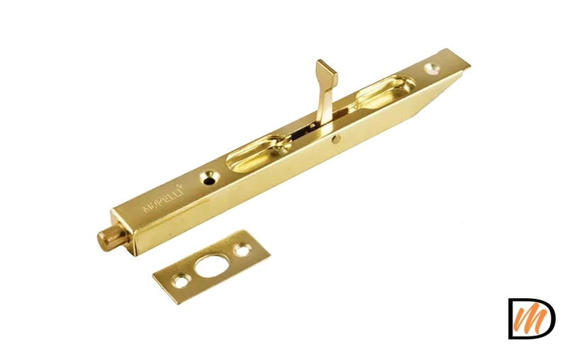 Шпингалет торцевой L160 PG, цвет золото, сталь