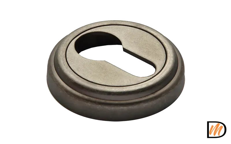 Накладка MH-KH-CLASSIC OMS на ключевой цилиндр, цвет- старое мат.серебро