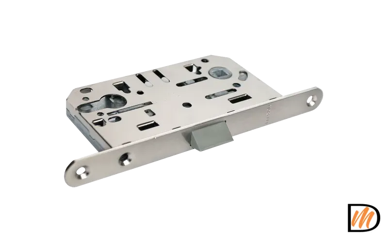 1885P SN, защелка бесшумная под цилиндр, цвет - никель