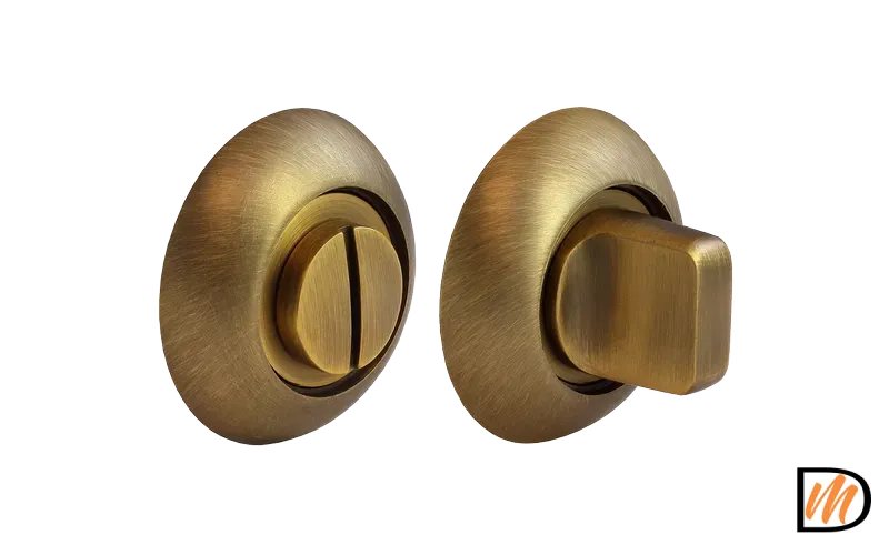 Завертка сантехническая MH-WC COF круглая цвет кофе