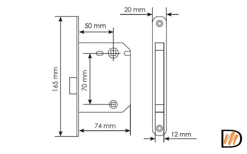 O2070 PG, защелка сантехническая, цвет - золото