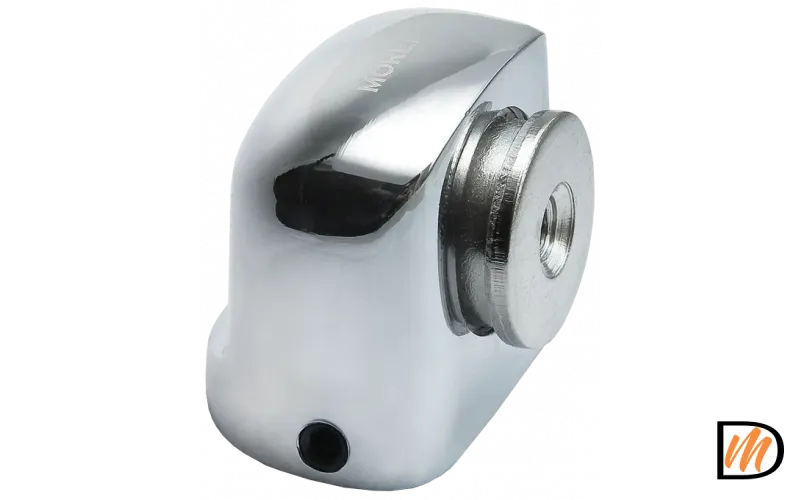 Ограничитель напольный MDS-2 PC магнитный, цвет хром