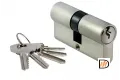 60C SN, ключевой цилиндр (60мм), цвет - никель матовый