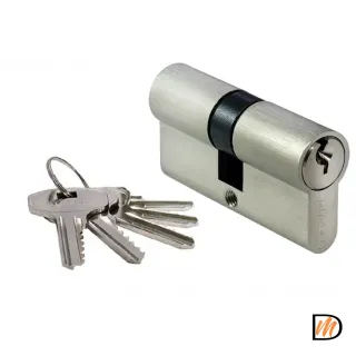 60C SN, ключевой цилиндр (60мм), цвет - никель матовый