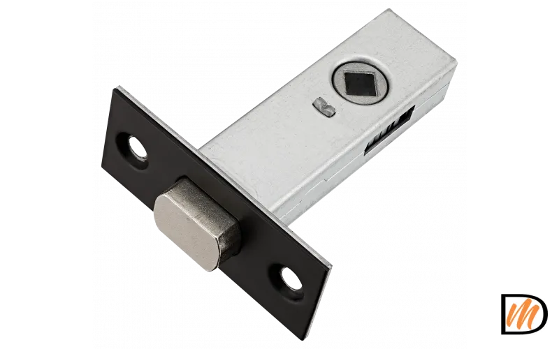 Защелка межкомнатная B6-45 BL,врезная, цвет черный