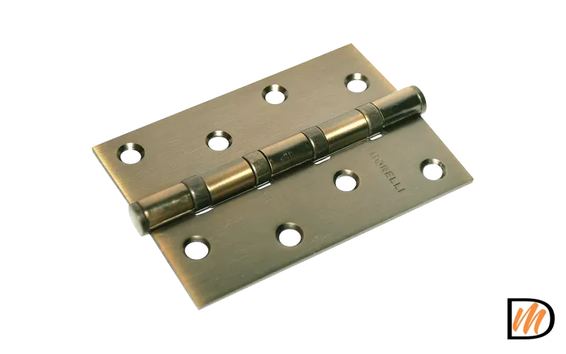 Петля универсальная карточная MS 100X70X2.5-4BB COF стальная, врезная, цвет кофе, сталь