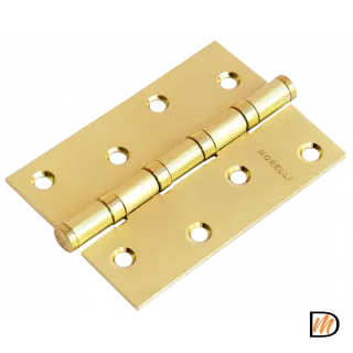 Петля универсальная карточная MSN 100X70X2.5-4BB SG с подшипником стальная, врезная, цвет матовое золото