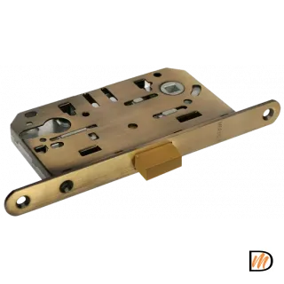 Защелка межкомнатная M1885 AB магнитная под цилиндр, цвет - бронза