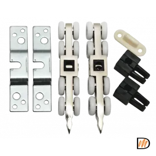 Комплект роликов для раздвижных дверей SET 8, 8-колесиков