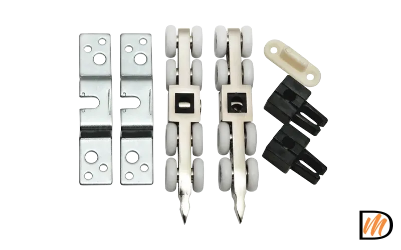 Комплект роликов для раздвижных дверей SET 8, 8-колесиков