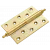 Петля карточная разъемная латунная MB 120X80X3.5 SG L C с коронкой левая, верзная, цвет матовое золото