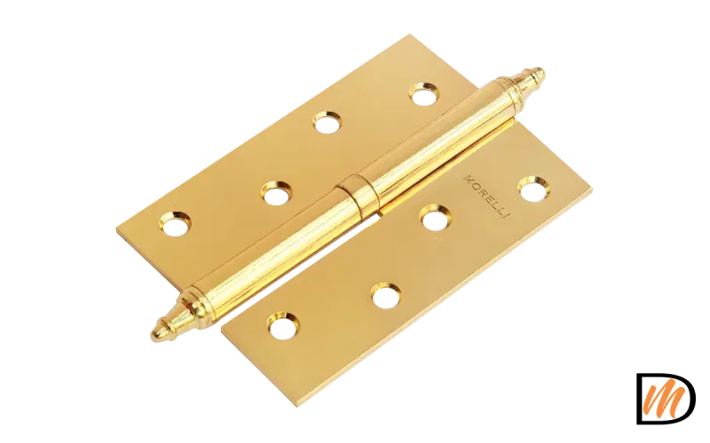 Петля разъемная стальная MS 100X70X2.5 R PG правая, врезная, цвет золото, сталь