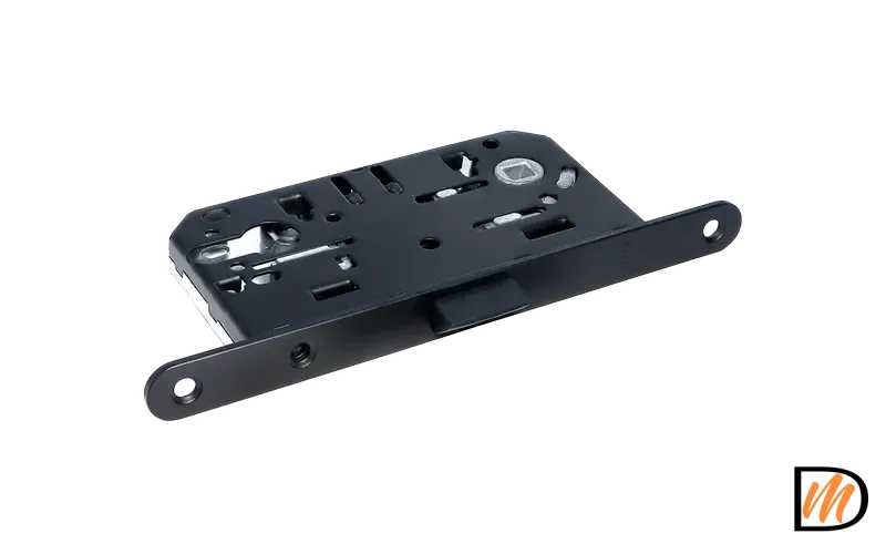 Замок межкомнтаный 1885P BL под цилиндр, бесшумный, цвет черный