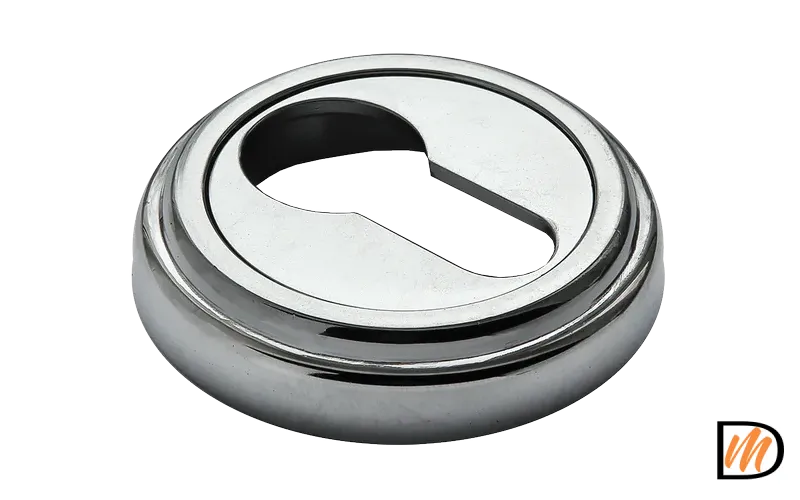 Накладка на ключевой цилиндр MH-KH-CLASSIC PC круглая, цвет хром