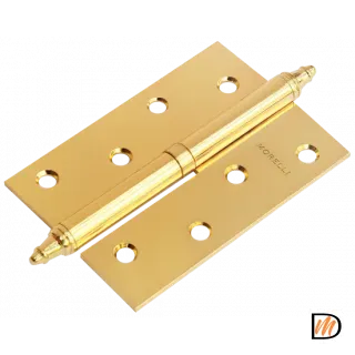 Петля разъемная стальная MSN 100X70X2.5 R PG с подшипником правая, врезная, цвет золото, сталь