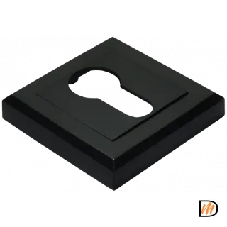 Накладка на ключевой цилиндр MH-KH-S BL квадратная, цвет черный