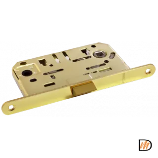 Замок межкомнатный 1895P PG бесшумный, многофункциональный, цвет золото