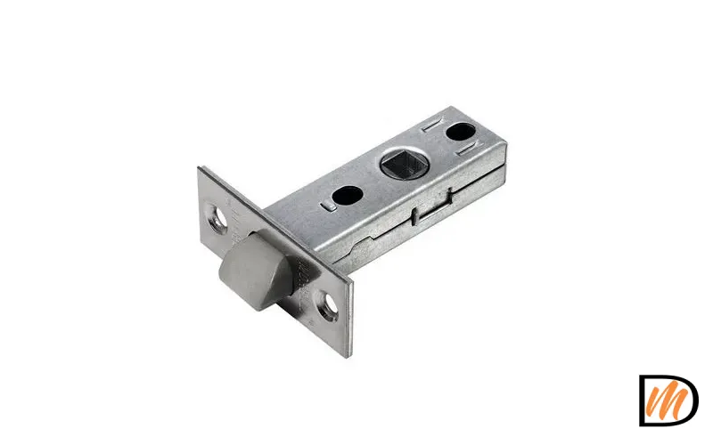 LP6-45 SN, защелка межкомнатная, с пластиковым язычком, цвет - никель