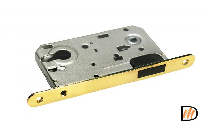 Защелка межкомнтная MM 2085 PG магнитная под цилиндр, цвет - золото