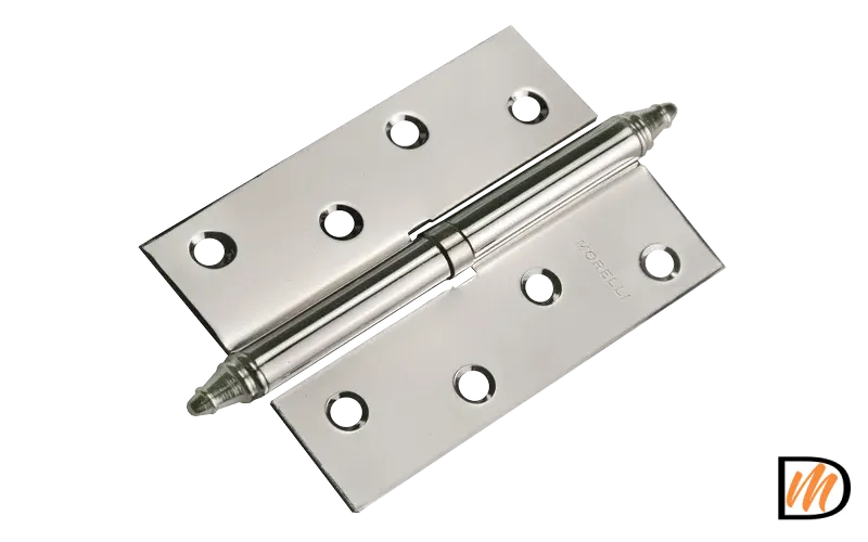 Петля разъемная стальная MS 100X70X2.5 R SN правая, врезная, цвет матовый никель, сталь