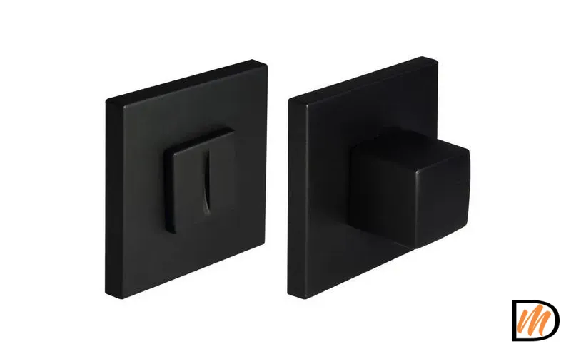 Завертка сантехническая MH-WC-S6 BL на квадратной розетке цвет черный