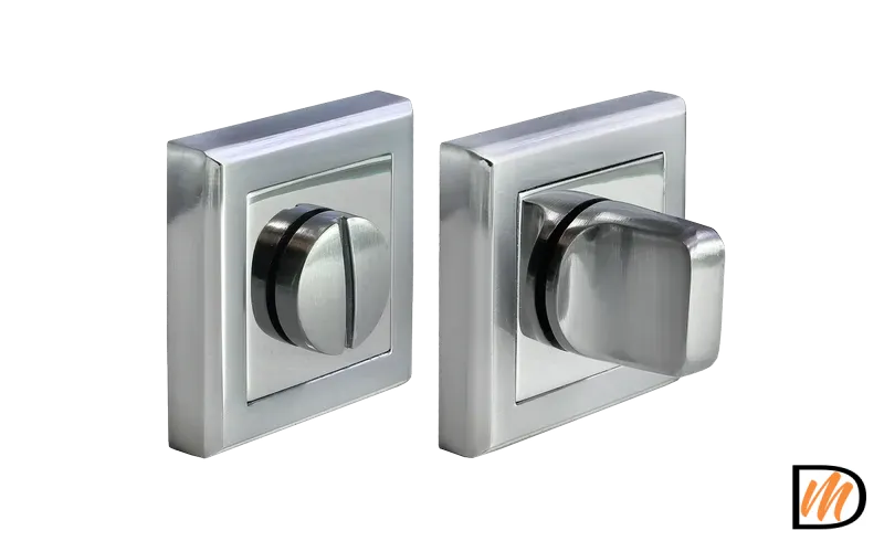 Завертка сантехническая MH-WC-S SC/CP на квадратной розетке цвет мат.хром/хром