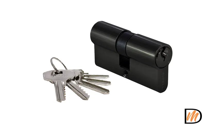 60C BL, ключевой цилиндр (60мм), цвет - черный