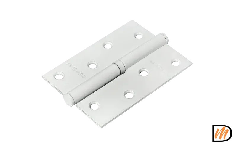 Петля карточная разъемная MSD 100X70X2.5 W L стальная левая, врезная, цвет белый