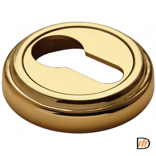 Накладка на ключевой цилиндр MH-KH-CLASSIC PG круглая, цвет золото