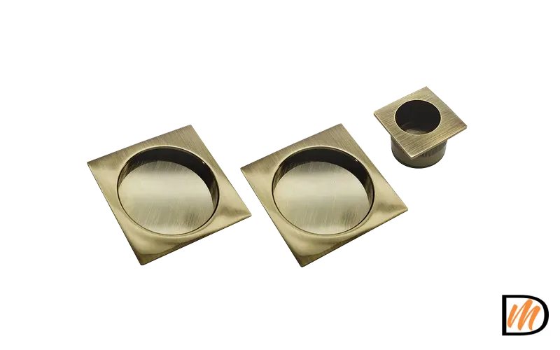 Ручка для раздвижных дверей MHS-2 AB, цвет античная бронза, ЦАМ