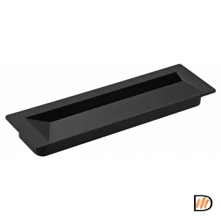 Ручка для раздвижных дверей MHS128 BL, цвет черный, сталь