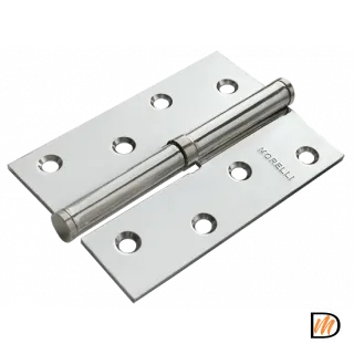 Петля разъемная MSD 100X70X2.5 SN R правая, врезная, цвет белый никель, сталь